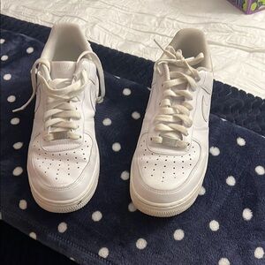 White Nike Athletic Shoes